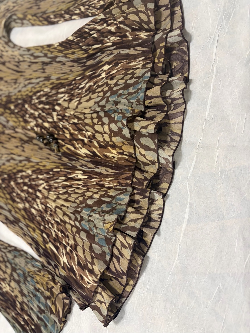 Signature by Larry Levine Brown and Tan Patterned - Picture 4 of 8